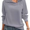 Oversized Fleece Turtleneck Sweatshirt
