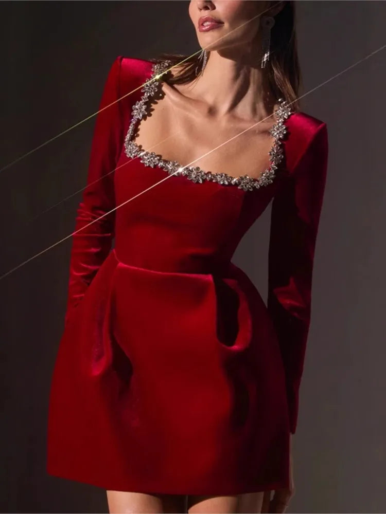 Marvella Velvet Dress