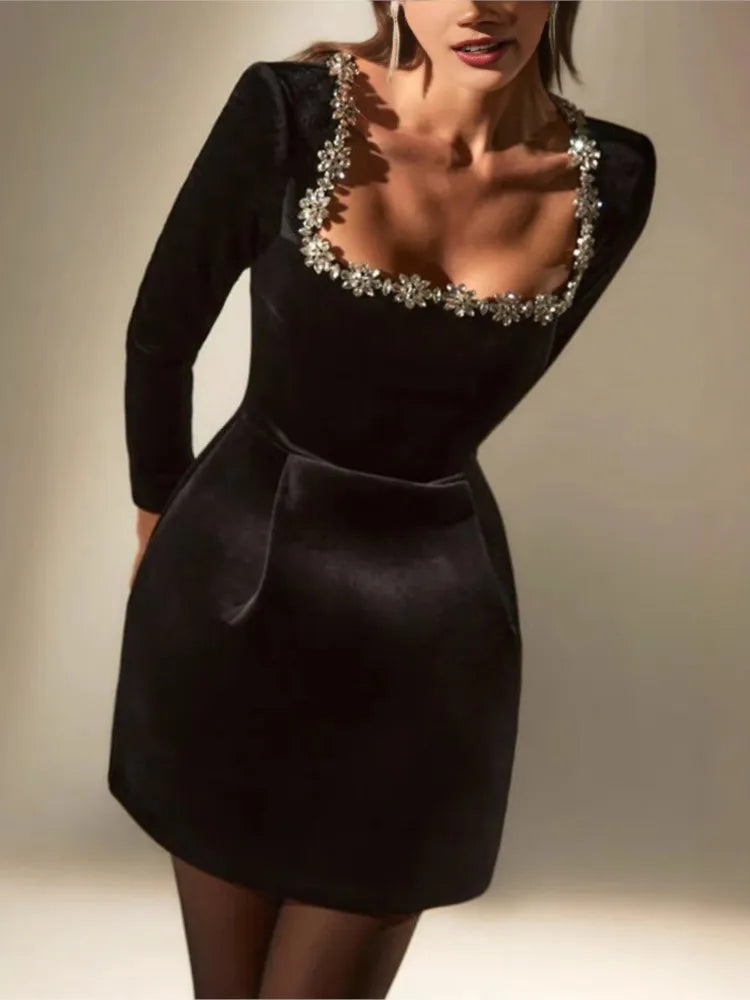 Marvella Velvet Dress