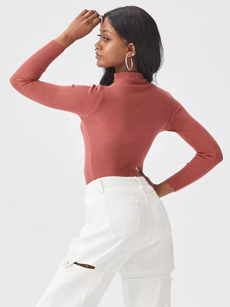 Half-Zip Turtleneck Sweater