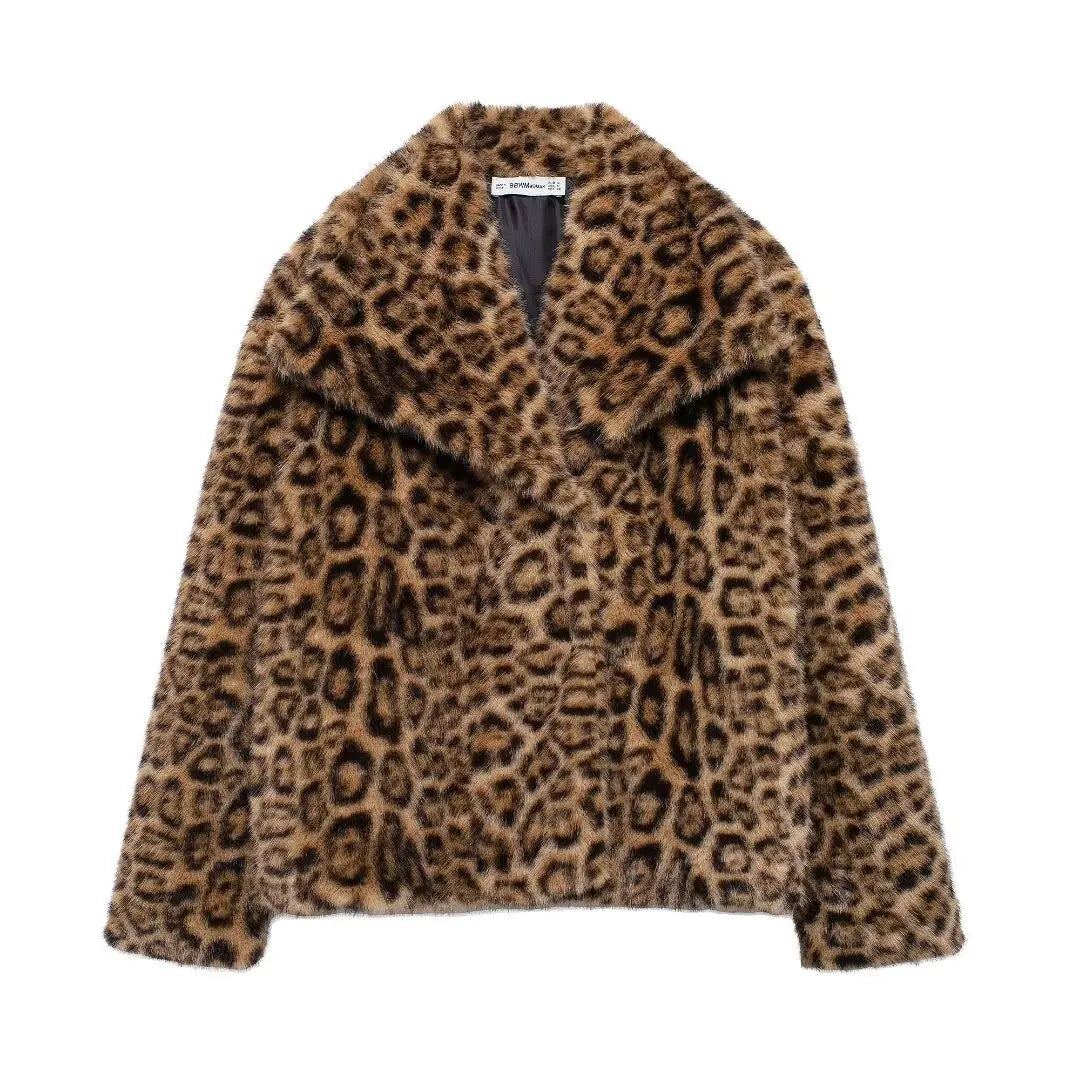 Faux Fur Oversized Coat
