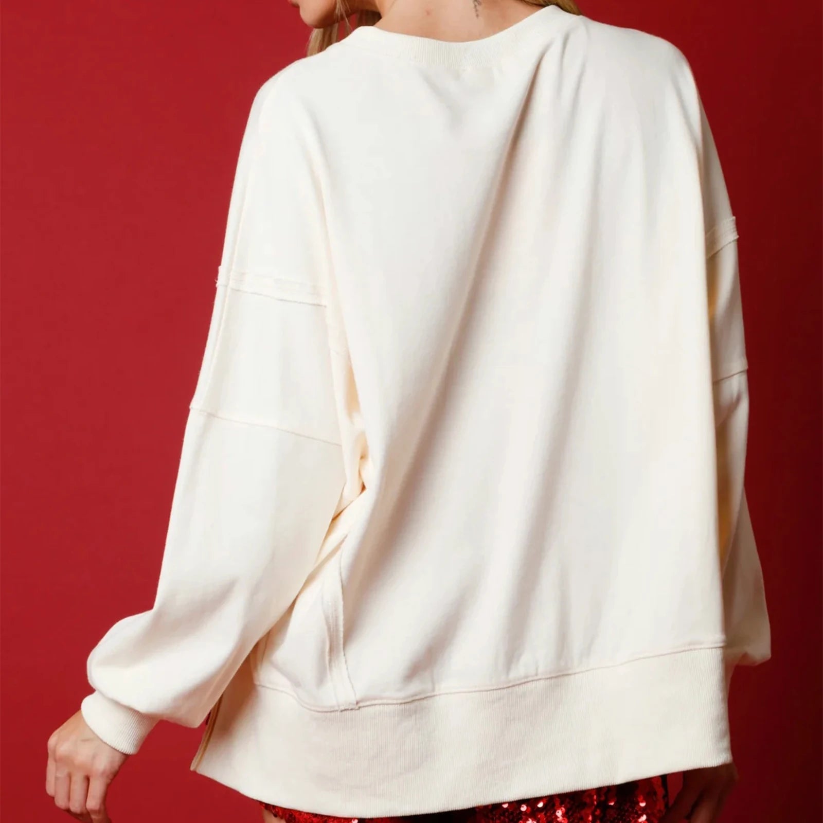 Winter Glow Sequin Sweatshirt