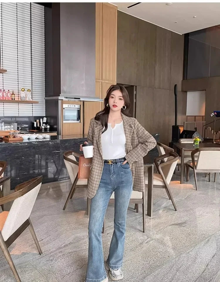 Slim Fit Long Sleeve Knit Top