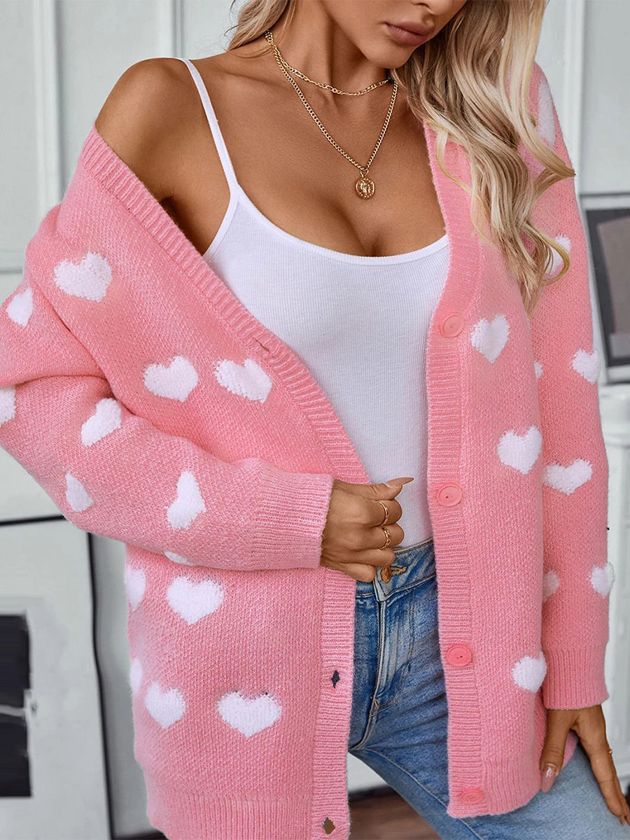 Cable Knit Shawl Collar Cardigan