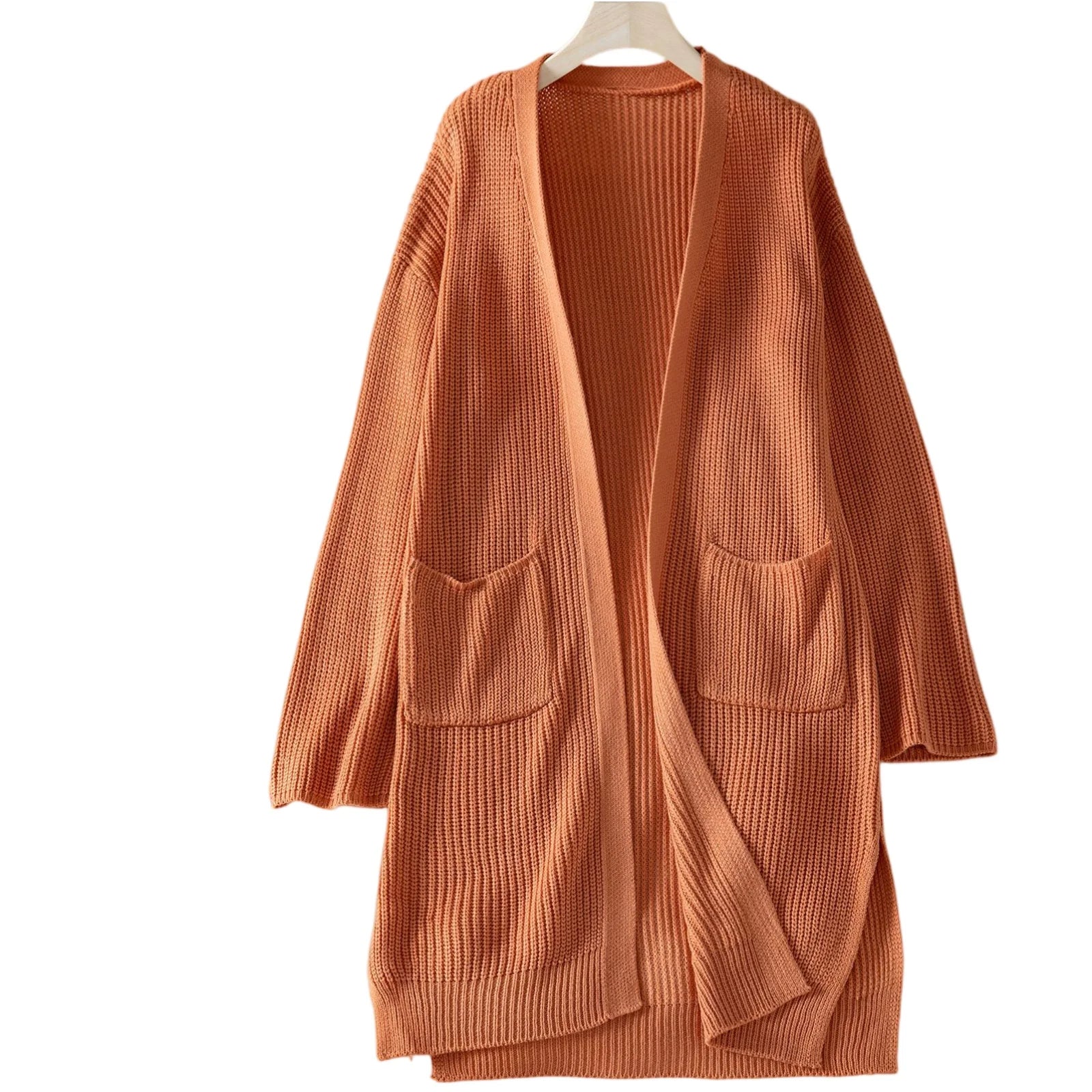 Minimalist Knit Open Cardigan