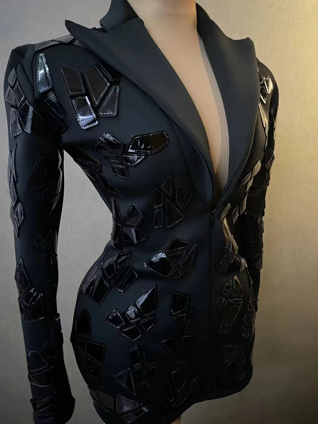 Elysian Noir Sequin Dress