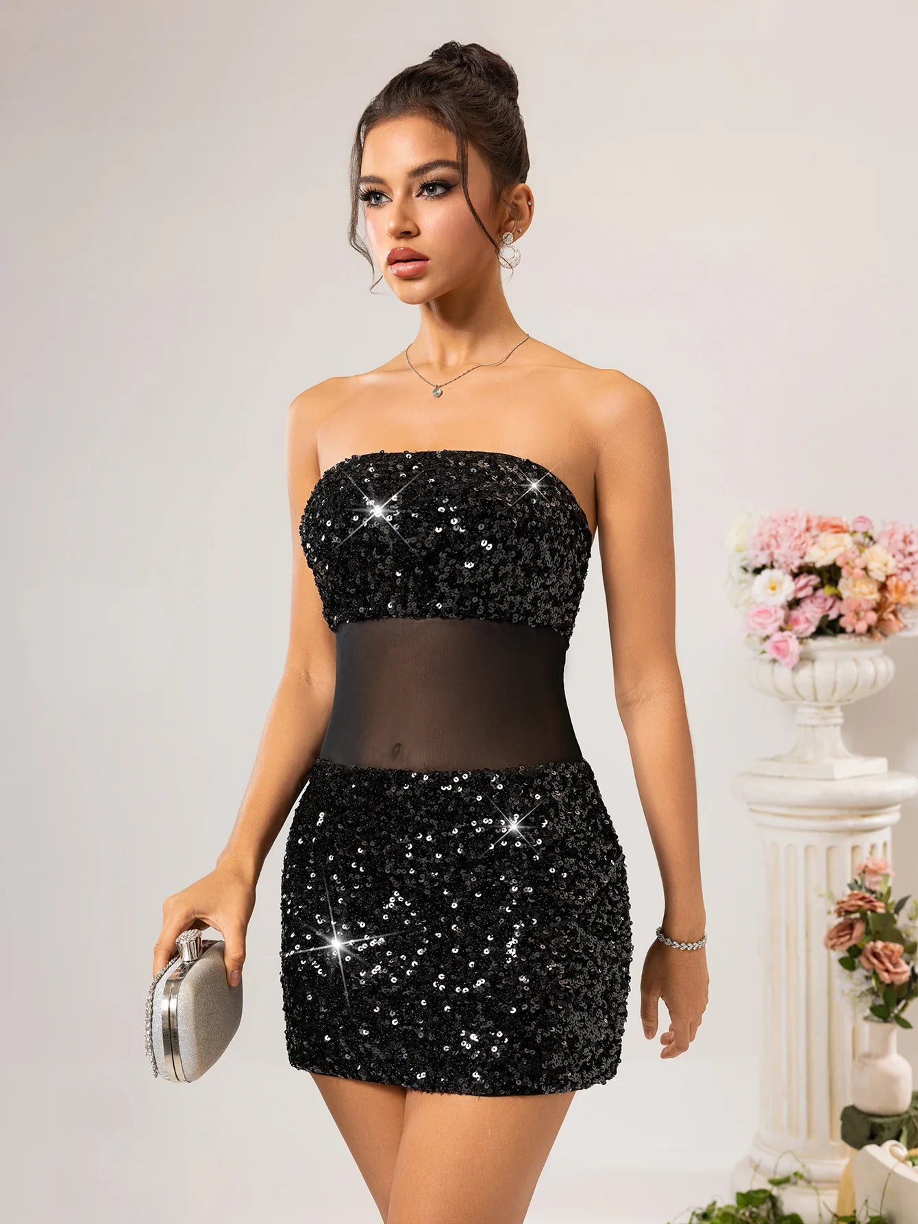 Sparkle Slay Mini Dress