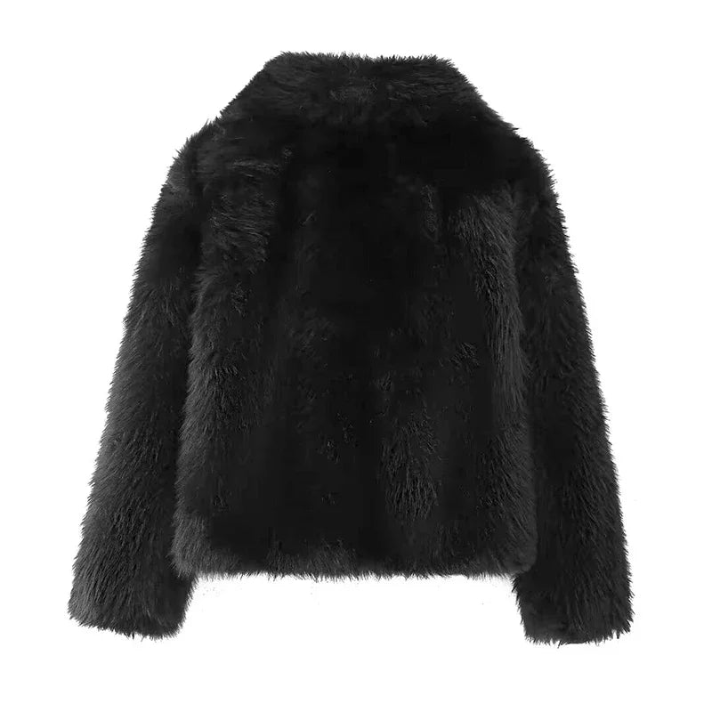Faux Fur Oversized Coat