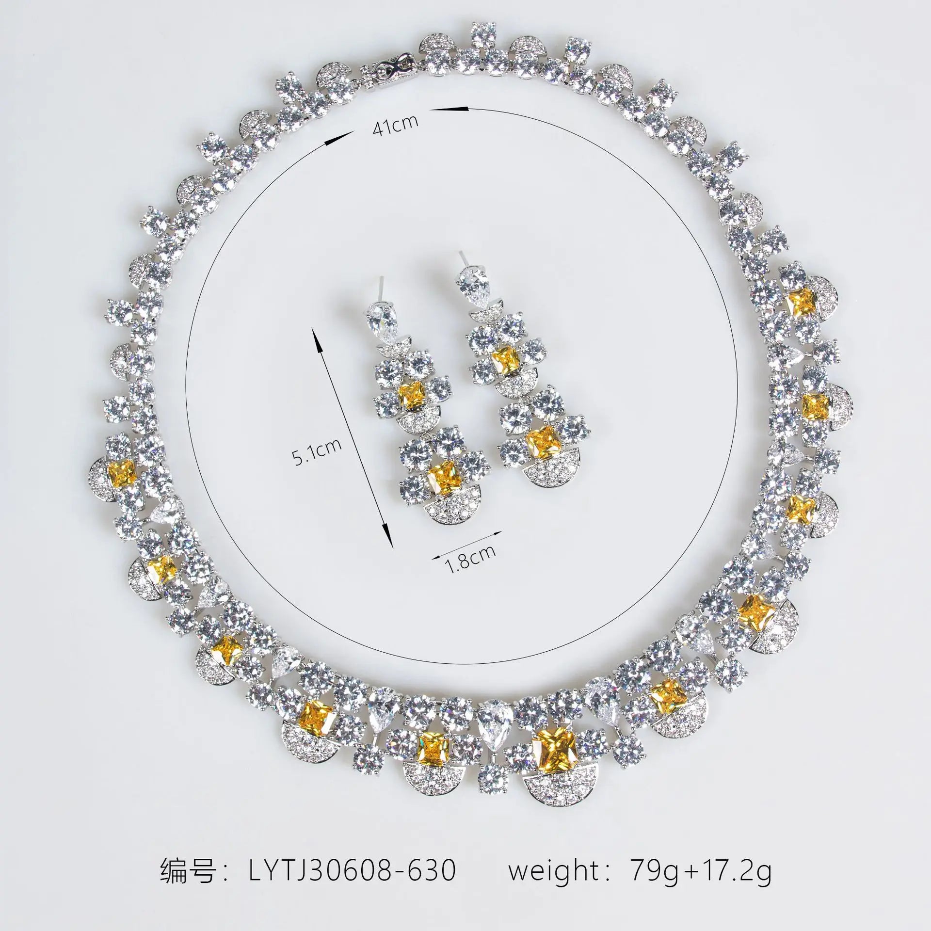 Eternal Radiance Cubic Zirconia Jewelry Set