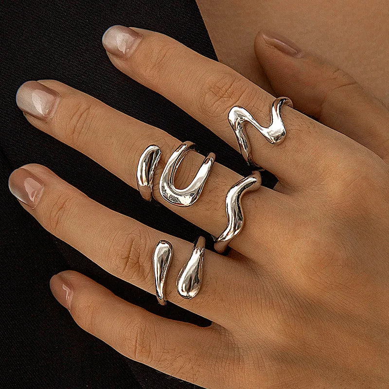 Punk Geometric Irregular Rings