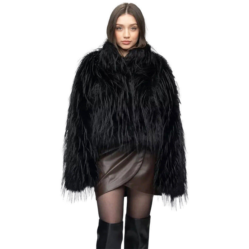 Plush Thick Fur Coat