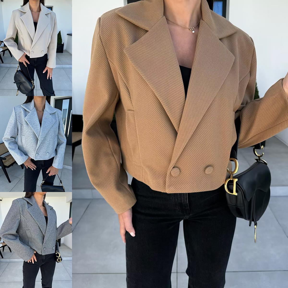 British Style Woolen Blazer