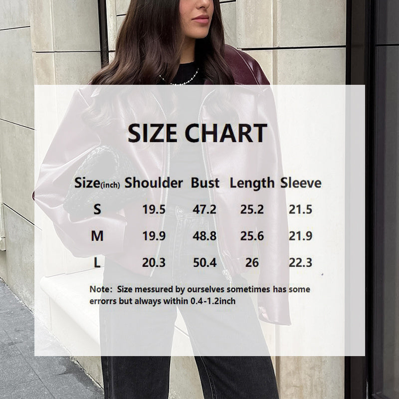 Faux Leather Biker Jacket