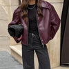 Faux Leather Biker Jacket