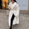 Eco-Friendly Faux Leather Fur Coat