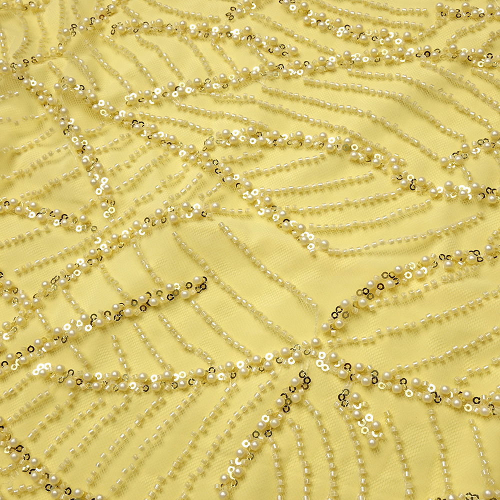 Golden Glow Lace Bodycon Dress